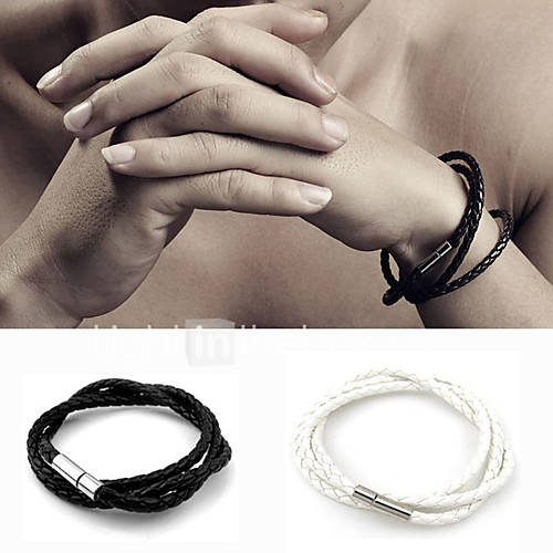 Heren Geweven Magnetisch Wikkelarmbanden Lederen Armbanden Leder Standaard Modieus Sieraden Wit Zwart Koffie Voor Dagelijks Causaal Sport huismerk kopen in de aanbieding Heren Geweven Magnetisch Wikkelarmbanden Lederen Armbanden Leder Standaard Modieus Sieraden Wit Zwart Koffie Voor Dagelijks Causaal Sport huismerk kopen in de aanbieding
