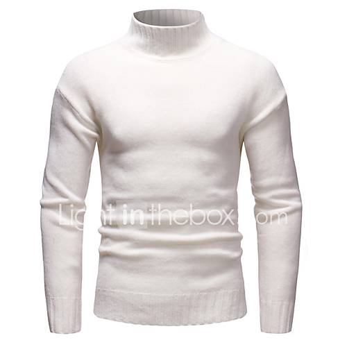 Heren Dagelijks Effen Lange Mouw Slank Kort Pullover Coltrui Blozend Roze Grijs Leger Groen Xl Xxl Xxxl huismerk kopen in de aanbieding Heren Dagelijks Effen Lange Mouw Slank Kort Pullover Coltrui Blozend Roze Grijs Leger Groen Xl Xxl Xxxl huismerk kopen in de aanbieding