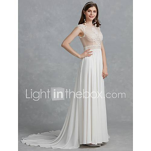 A Lijn Scoop Neck Strijksleep Chiffon Tule Op Maat Gemaakte Trouwjurken Met Kralen Kant Door Lan Ting Bride huismerk kopen in de aanbieding A Lijn Scoop Neck Strijksleep Chiffon Tule Op Maat Gemaakte Trouwjurken Met Kralen Kant Door Lan Ting Bride huismerk kopen in de aanbieding