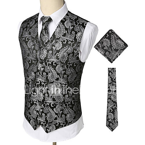 Heren Feest Werk Club Zakelijk Vintage Lente Herfst Winter Normaal Vest Paisley V Hals Mouwloos Katoen Spandex Print Zilver Xl Xxl Xxxl Business Casual Slank huismerk kopen in de aanbieding Heren Feest Werk Club Zakelijk Vintage Lente Herfst Winter Normaal Vest Paisley V Hals Mouwloos Katoen Spandex Print Zilver Xl Xxl Xxxl Business Casual Slank huismerk kopen in de aanbieding