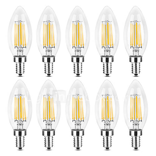 Ywxlight 10 Stuks 6 W Led Kaarslampen Gloeilampen 500 600 Lm E14 C35 6 Kralen Cob Warm Wit 220 240 huismerk kopen in de aanbieding Ywxlight 10 Stuks 6 W Led Kaarslampen Gloeilampen 500 600 Lm E14 C35 6 Kralen Cob Warm Wit 220 240 huismerk kopen in de aanbieding