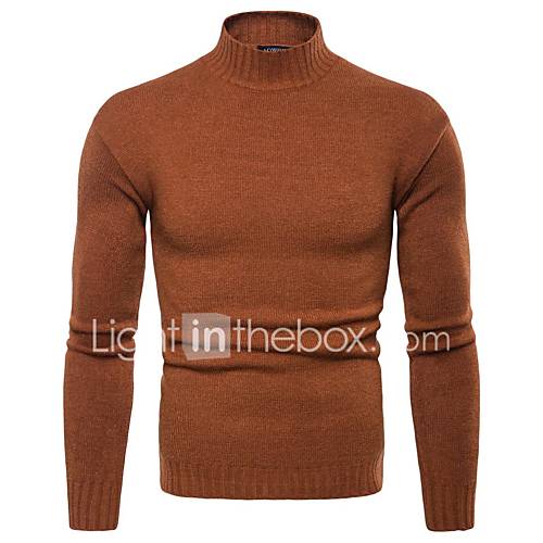 Heren Dagelijks Standaard Effen Lange Mouw Slank Normaal Pullover Coltrui Herfst Marineblauw Leger Groen Lichtgrijs L Xl Xxl huismerk kopen in de aanbieding Heren Dagelijks Standaard Effen Lange Mouw Slank Normaal Pullover Coltrui Herfst Marineblauw Leger Groen Lichtgrijs L Xl Xxl huismerk kopen in de aanbieding