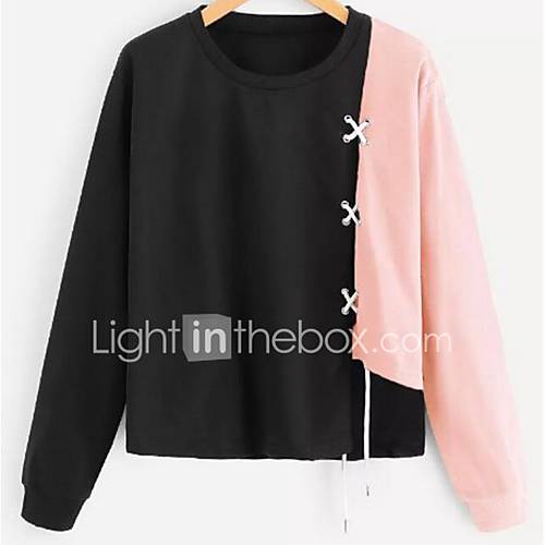 Dames Broek Effen Blozend Roze huismerk kopen in de aanbieding