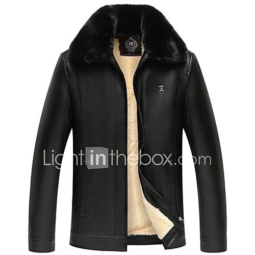 Heren Dagelijks Standaard Grote Maten Normaal Leren Jacks Effen Strijkijzer Lange Mouw Pu Bruin Zwart Xxl Xxxl Xxxxl huismerk kopen in de aanbieding Heren Dagelijks Standaard Grote Maten Normaal Leren Jacks Effen Strijkijzer Lange Mouw Pu Bruin Zwart Xxl Xxxl Xxxxl huismerk kopen in de aanbieding