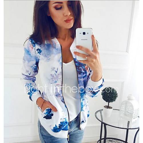 Dames Dagelijks Street Chic Grote Maten Kort Jack Planten Ronde Hals Lange Mouw Polyester Klaver Blozend Roze Licht Blauw Xxxl Xxxxl Xxxxxl huismerk kopen in de aanbieding Dames Dagelijks Street Chic Grote Maten Kort Jack Planten Ronde Hals Lange Mouw Polyester Klaver Blozend Roze Licht Blauw Xxxl Xxxxl Xxxxxl huismerk kopen in de aanbieding