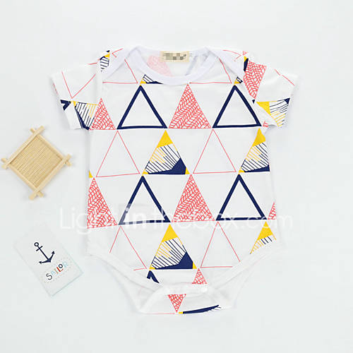 Baby Meisjes Actief Standaard Dagelijks Sport Geometrisch Opdrukken Print Korte Mouw Katoen Bodysuit Wit Peuter huismerk kopen in de aanbieding Baby Meisjes Actief Standaard Dagelijks Sport Geometrisch Opdrukken Print Korte Mouw Katoen Bodysuit Wit Peuter huismerk kopen in de aanbieding