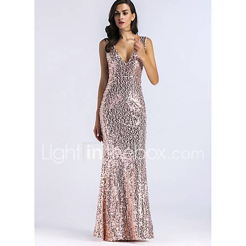 Dames Feest Elegant Slank Schede Jurk Bandje Maxi Sexy huismerk kopen in de aanbieding