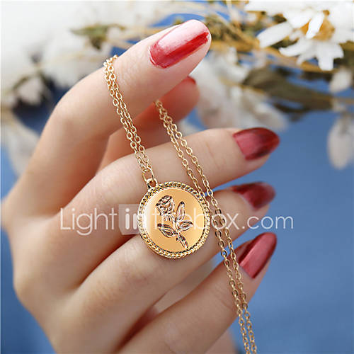 Dames Klassiek Hangertjes Ketting Charme Rozen Bloem Heel Simpel Modieus Cool Schattig Goud 56 Cm Kettingen Sieraden 1Pc Voor Feest Uitgaan Lahja huismerk kopen in de aanbieding Dames Klassiek Hangertjes Ketting Charme Rozen Bloem Heel Simpel Modieus Cool Schattig Goud 56 Cm Kettingen Sieraden 1Pc Voor Feest Uitgaan Lahja huismerk kopen in de aanbieding