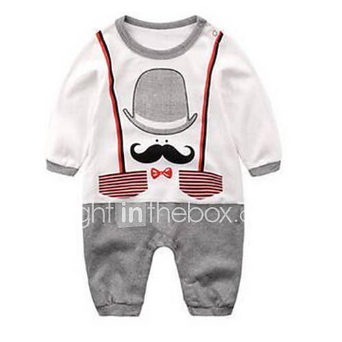 Baby Jongens Standaard Effen Lange Mouw Polyester Eendelig Marineblauw Peuter huismerk kopen in de aanbieding