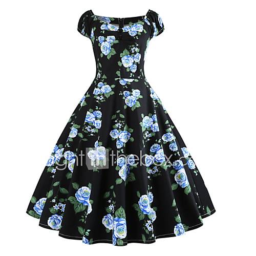 Dames Standaard Slank Schede Jurk Je Hals Maxi Hoge Taille huismerk kopen in de aanbieding