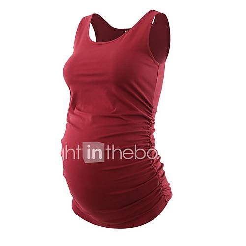 Dames Street Chic T Shirt Effen Rood huismerk kopen in de aanbieding Dames Street Chic T Shirt Effen Rood huismerk kopen in de aanbieding