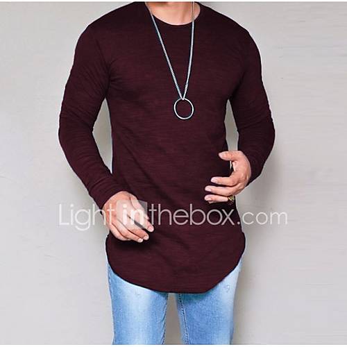 Heren Grote Maten T Shirt Effen Ronde Hals Paars Xxxl Lange Mouw huismerk kopen in de aanbieding Heren Grote Maten T Shirt Effen Ronde Hals Paars Xxxl Lange Mouw huismerk kopen in de aanbieding