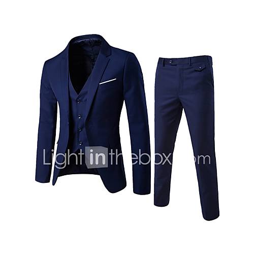 Heren Dagelijks Uitgaan Werk Street Chic Normaal Pakken Effen Ingesneden Revers Katoen Polyester Wijn Licht Blauw Lichtgrijs Us38 Us40 Us42 Formeel Zakelijk Slank huismerk kopen in de aanbieding Heren Dagelijks Uitgaan Werk Street Chic Normaal Pakken Effen Ingesneden Revers Katoen Polyester Wijn Licht Blauw Lichtgrijs Us38 Us40 Us42 Formeel Zakelijk Slank huismerk kopen in de aanbieding