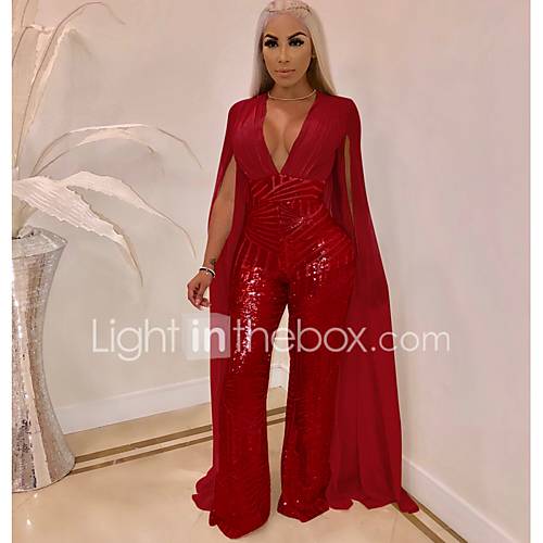 Dames Club Diepe V Hals Zwart Rood Beige Harem Slank Jumpsuit Effen Pailletten Xl Xxl Xxxl Lange Mouw huismerk kopen in de aanbieding Dames Club Diepe V Hals Zwart Rood Beige Harem Slank Jumpsuit Effen Pailletten Xl Xxl Xxxl Lange Mouw huismerk kopen in de aanbieding