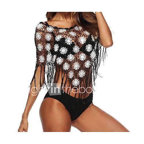 Dames Standaard Bandje Zwart Underwire Cheeky Bedekken Zwemkleding Effen Geometrisch Kwastje Een Maat Sexy huismerk kopen in de aanbieding Dames Standaard Bandje Zwart Underwire Cheeky Bedekken Zwemkleding Effen Geometrisch Kwastje Een Maat Sexy huismerk kopen in de aanbieding
