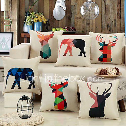 1 Stk Katoen Linnen Kussensloop Kussenhoes Dier Olifant Dieren Modern Eigentijds huismerk kopen in de aanbieding 1 Stk Katoen Linnen Kussensloop Kussenhoes Dier Olifant Dieren Modern Eigentijds huismerk kopen in de aanbieding