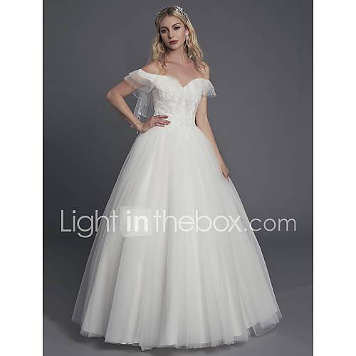 Baljurk Schouderafhangend Tot De Grond Kant Tule Op Maat Gemaakte Trouwjurken Met Geplooid Door Lan Ting Bride huismerk kopen in de aanbieding Baljurk Schouderafhangend Tot De Grond Kant Tule Op Maat Gemaakte Trouwjurken Met Geplooid Door Lan Ting Bride huismerk kopen in de aanbieding
