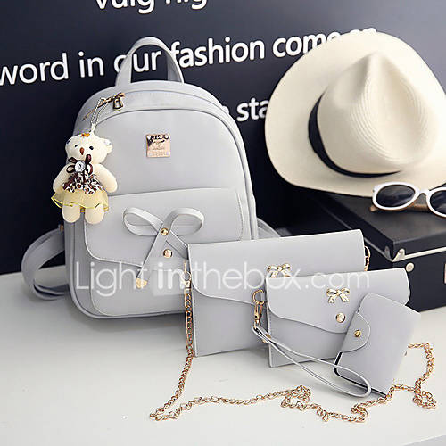 Dames Tassen Pu Zak Set 4 Stuks Purse Rits Zwart Grijs huismerk kopen in de aanbieding Dames Tassen Pu Zak Set 4 Stuks Purse Rits Zwart Grijs huismerk kopen in de aanbieding