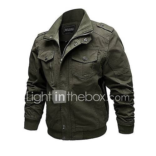 Heren Oefenen Street Chic Herfst Winter Grote Maten Normaal Jack Effen Ronde Hals Lange Mouw Polyester Zwart Leger Groen Khaki 4Xl Xxxxxl Xxxxxxl huismerk kopen in de aanbieding Heren Oefenen Street Chic Herfst Winter Grote Maten Normaal Jack Effen Ronde Hals Lange Mouw Polyester Zwart Leger Groen Khaki 4Xl Xxxxxl Xxxxxxl huismerk kopen in de aanbieding