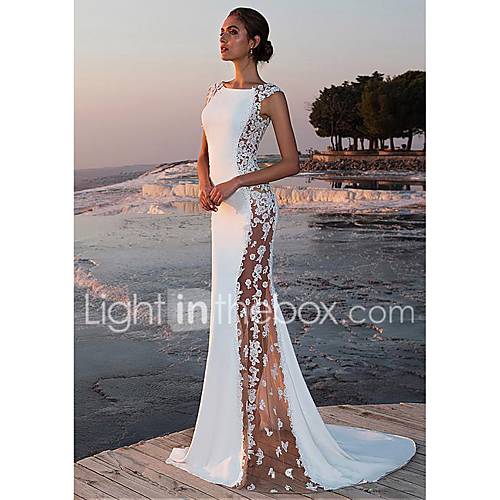 Dames Elegant Bodycon Jurk Effen Kant Maxi Sexy huismerk kopen in de aanbieding