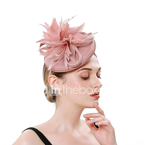 Vlas Veren Fascinators Met 1Pc Bruiloft Speciale Gelegenheden Helm huismerk kopen in de aanbieding Vlas Veren Fascinators Met 1Pc Bruiloft Speciale Gelegenheden Helm huismerk kopen in de aanbieding