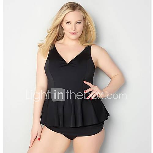 Dames Bandje Zwart Cheeky Tankini Zwemkleding Effen Xxl Xxxl Xxxxl Sexy huismerk kopen in de aanbieding Dames Bandje Zwart Cheeky Tankini Zwemkleding Effen Xxl Xxxl Xxxxl Sexy huismerk kopen in de aanbieding