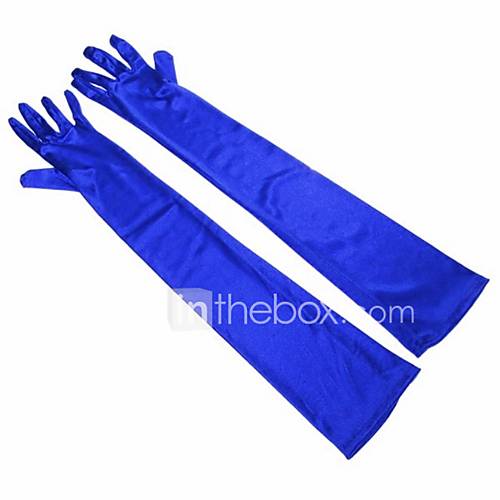 Stretchsatijn Operalengte Handschoen Heel Simpel Klassieke Stijl Met Effen huismerk kopen in de aanbieding