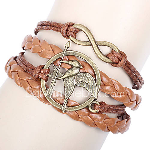Heren Gevlochten Wikkelarmbanden Vogel Oneindigheid Vintage Europees Modieus Armbanden Sieraden Bruin Voor Dagelijks Straat huismerk kopen in de aanbieding Heren Gevlochten Wikkelarmbanden Vogel Oneindigheid Vintage Europees Modieus Armbanden Sieraden Bruin Voor Dagelijks Straat huismerk kopen in de aanbieding