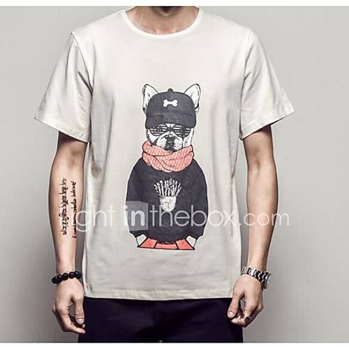 Heren T Shirt Effen Ronde Hals Slank Wit Xxxl Lange Mouw huismerk kopen in de aanbieding