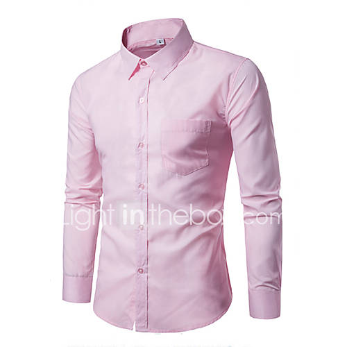 Heren Actief Standaard Overhemd Katoen Effen Gestreept Leger Groen Xl Lange Mouw huismerk kopen in de aanbieding