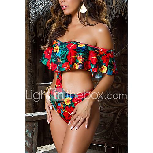 Dames Standaard Boho Strapless Rood Bandeau Cheeky Eendelig Zwemkleding Bloemen Kleurenblok Blote Rug Ruche Print M L Xl Super Sexy huismerk kopen in de aanbieding Dames Standaard Boho Strapless Rood Bandeau Cheeky Eendelig Zwemkleding Bloemen Kleurenblok Blote Rug Ruche Print M L Xl Super Sexy huismerk kopen in de aanbieding