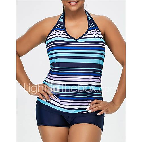 Dames Bandje Blauw Cheeky Tankini Zwemkleding Gestreept Xxxl Xxxxl Xxxxxl Sexy huismerk kopen in de aanbieding Dames Bandje Blauw Cheeky Tankini Zwemkleding Gestreept Xxxl Xxxxl Xxxxxl Sexy huismerk kopen in de aanbieding