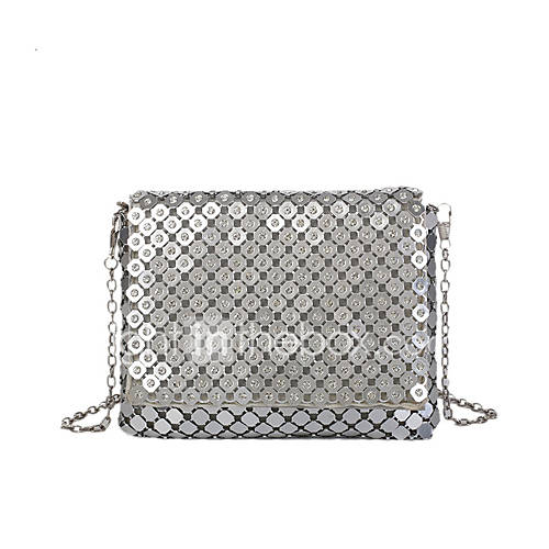 Dames Tassen Pu Avondtasje Kristaldetails Goud Zwart Zilver huismerk kopen in de aanbieding