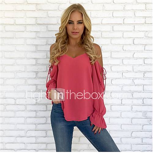 Dames Overhemd Effen V Hals Zwart M Lente Zomer Herfst Winter huismerk kopen in de aanbieding Dames Overhemd Effen V Hals Zwart M Lente Zomer Herfst Winter huismerk kopen in de aanbieding
