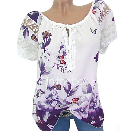 Dames T Shirt Bloemen Geometrisch Zwart Xxxl huismerk kopen in de aanbieding Dames T Shirt Bloemen Geometrisch Zwart Xxxl huismerk kopen in de aanbieding