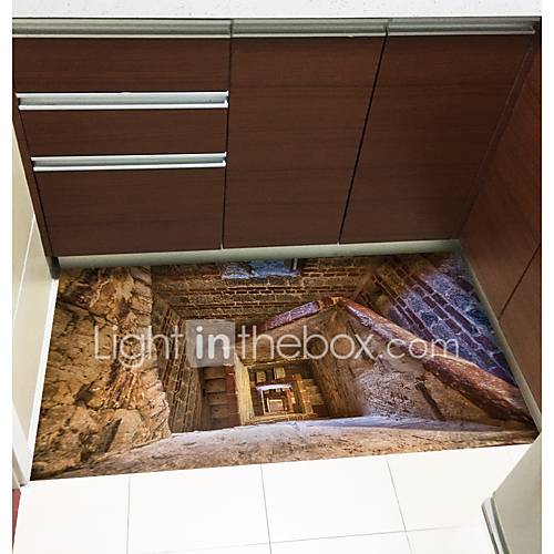 Vloerstickers Vliegtuig Muurstickers Landschap Vormen Woonkamer Slaapkamer huismerk kopen in de aanbieding