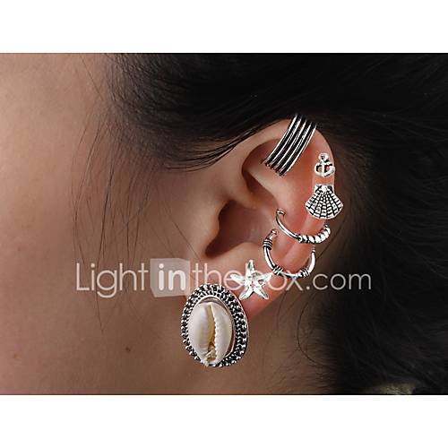 Dames Tropisch Cuff Armband Oorknopjes Verzilverd Schelp Oorbellen Bohemien Sieraden Zilver Voor Bruiloft Feest Carnaval Uitgaan Bikini 1 Set huismerk kopen in de aanbieding Dames Tropisch Cuff Armband Oorknopjes Verzilverd Schelp Oorbellen Bohemien Sieraden Zilver Voor Bruiloft Feest Carnaval Uitgaan Bikini 1 Set huismerk kopen in de aanbieding