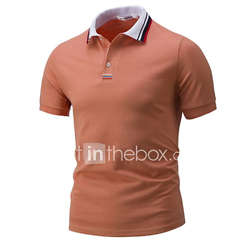 Heren Polo Effen Overhemdkraag Marineblauw Xxl huismerk kopen in de aanbieding