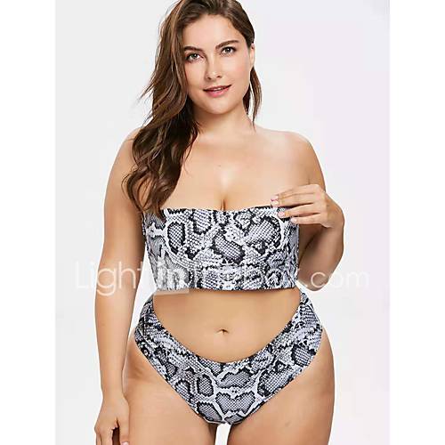 Dames Standaard Zwart Bandeau Cheeky Bikini Zwemkleding Dier Print Xl Xxl Xxxl huismerk kopen in de aanbieding Dames Standaard Zwart Bandeau Cheeky Bikini Zwemkleding Dier Print Xl Xxl Xxxl huismerk kopen in de aanbieding