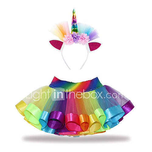 Kinderen Peuter Meisjes Actief Standaard Patchwork Kant Katoen Polyester Rok Regenboog huismerk kopen in de aanbieding Kinderen Peuter Meisjes Actief Standaard Patchwork Kant Katoen Polyester Rok Regenboog huismerk kopen in de aanbieding