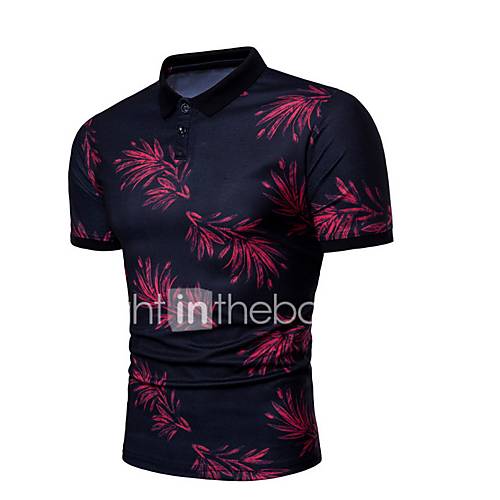 Heren Print Polo Geometrisch Overhemdkraag Blauw Xl huismerk kopen in de aanbieding Heren Print Polo Geometrisch Overhemdkraag Blauw Xl huismerk kopen in de aanbieding