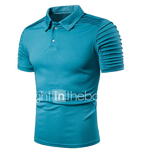 Heren Polo Effen Overhemdkraag Zwart Xl huismerk kopen in de aanbieding