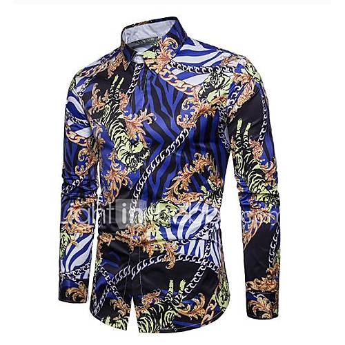 Heren Overhemd Geometrisch Klassieke Boord Blauw Xl huismerk kopen in de aanbieding Heren Overhemd Geometrisch Klassieke Boord Blauw Xl huismerk kopen in de aanbieding