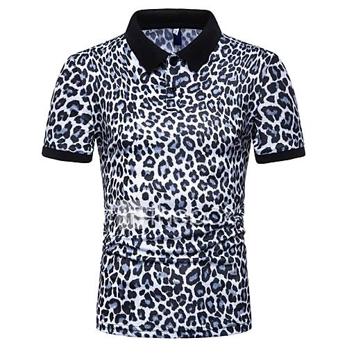 Heren Print Polo Luipaard huismerk kopen in de aanbieding Heren Print Polo Luipaard huismerk kopen in de aanbieding