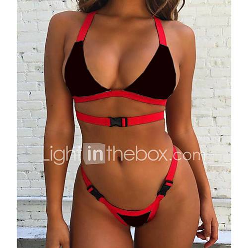 Dames Standaard Wit Zwart Hoge Nek Cheeky Tankini Zwemkleding Effen Blote Rug S M L huismerk kopen in de aanbieding