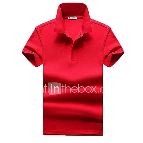 Heren Polo Effen Overhemdkraag huismerk kopen in de aanbieding