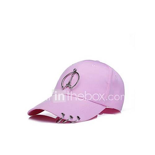 Dames Standaard Polyesterprint Honkbalpet Wit Zwart Blozend Roze huismerk kopen in de aanbieding