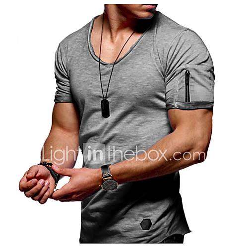 Heren T Shirt Effen Ronde Hals Wit Xxl huismerk kopen in de aanbieding