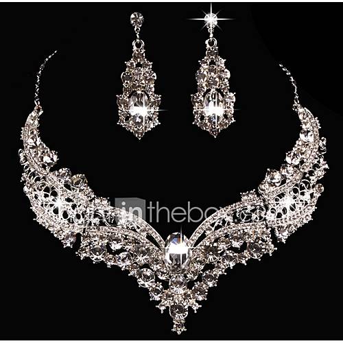 Dames Legering Kristal Kettingen Sieradensets huismerk kopen in de aanbieding