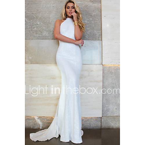 Dames Elegant Slank Trompet Zeemeermin Jurk Effen Maxi huismerk kopen in de aanbieding Dames Elegant Slank Trompet Zeemeermin Jurk Effen Maxi huismerk kopen in de aanbieding